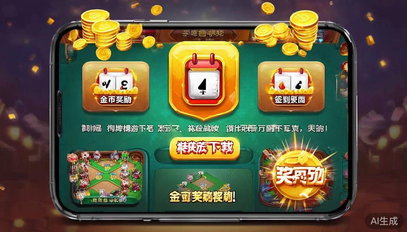 棋牌游戏下载专区：每日签到赢海量金币